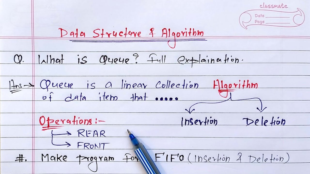 Queue in Data Structure | Learn Coding