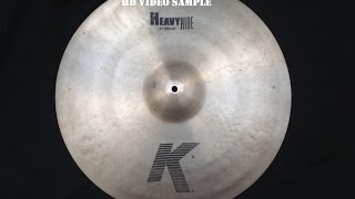 Video thumbnail for Zildjian k Heavy Ride 21 - HD VIDEO SAMPLE by DoMega