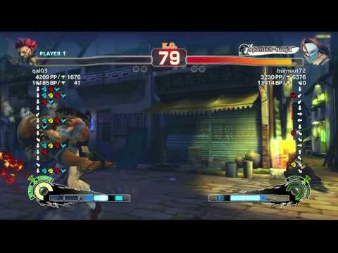 SSFIVAE~ Akuma (qal03) vs.  Vega (burnout72) HD