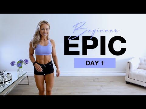 DAY 1 of Beginner EPIC | No Equipment Lower Body Workout