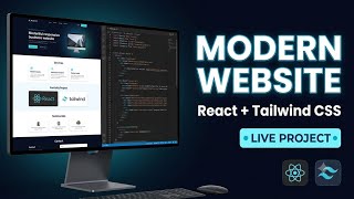 🔴 LIVE | Building a Modern Responsive Website 🚀 | React + Tailwind CSS
