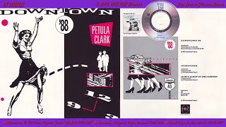 PETULA CLARK 🏙 DOWNTOWN '88 (3 TRACKS) 12'' REMIX. ORIGINAL. B-SIDE 1988 Dance Pop Classic House 80s