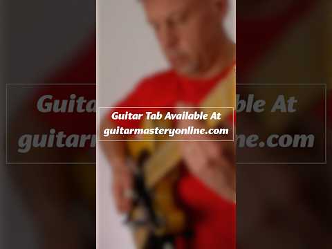 291. A Major Scale Pull Off Lick - Guitar Tab Available. #Shorts