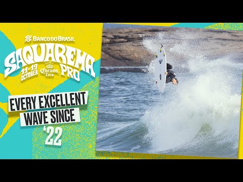 Every Excellent Wave from the Banco do Brasil Saquarema Pro presented by Corona Cero