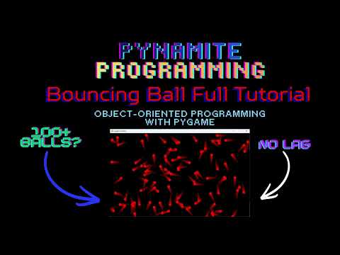 Bouncing Ball With Trail Full Python Pygame Tutorial
