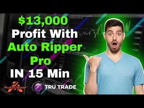 ✅ Making $13,000 in morning Session with automation trading using Auto Ripper Pro in only 15 min!