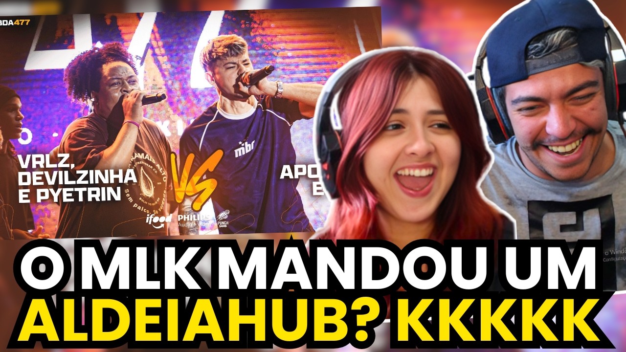 🔥 EZ, APOLLO E R.E X VRLZ, DEVILZINHA E PYETRIN | SEMIFINAL | BDA KIDS | REACT