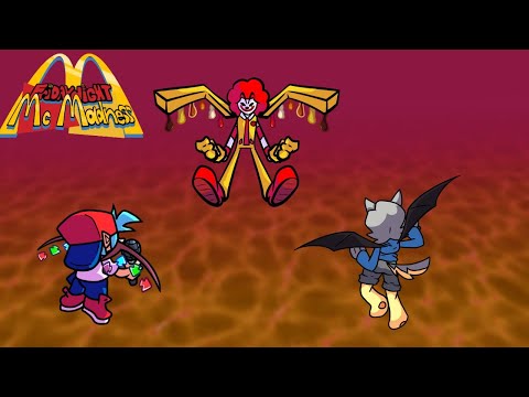 Friday Night Funkin': Vs Ronald McDonald  - FNF McMadness V1 Demo(FNF Mods/Hard)