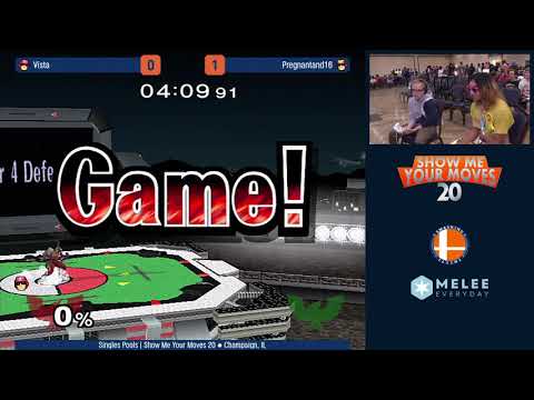 Show Me Your Moves 20 - Pregnantand16 (C. Falcon) vs. Vista (C. Falcon) - SSBM - Singles Pools