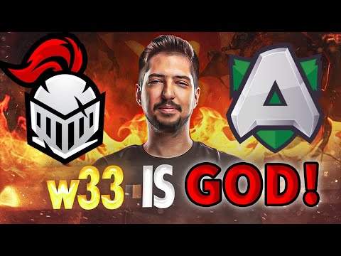 w33 is GOD! FIRST GAME w33 in Alliance — vs ITB on DPC 2022