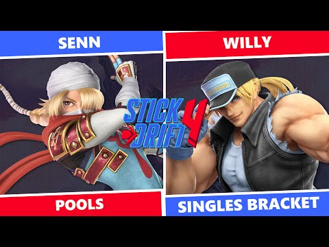 Stick Drift 4: Pools - Senn (Sheik) Vs Willy (Terry) SSBU Singles
