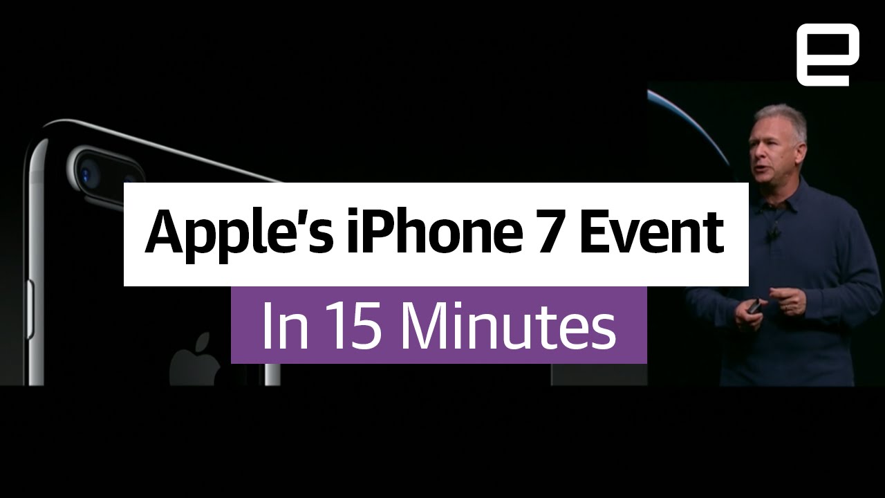 Apple's iPhone 7 Event in 15 minutes