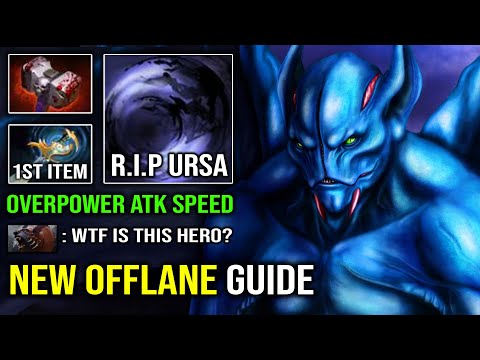 NEW Offlane Nightstalker Guide 1st Item Echo Sabre Overpower Speed 100% Deleted Ursa Dota 2
