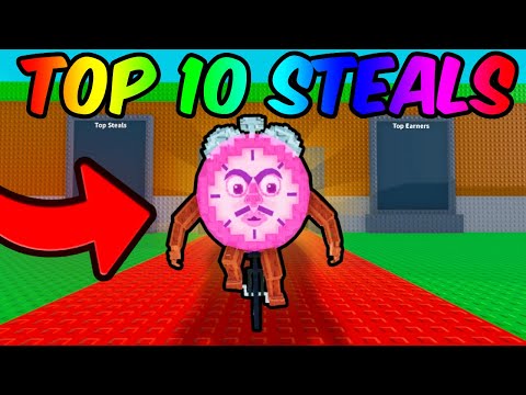 MY INSANE 10 BEST STEALS IN STEAL A BRAINROT!