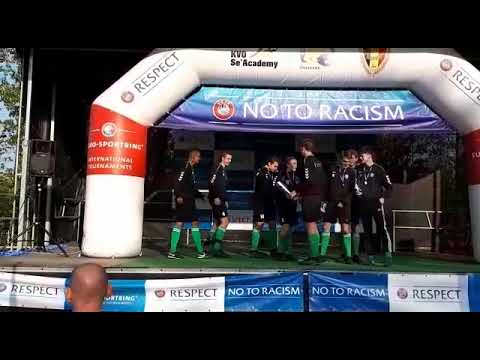 Woubrugge JO17-1 huldiging Oostende