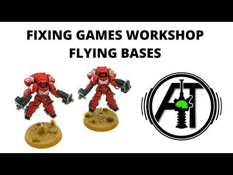 Fixing Warhammer Flying Bases with Magnets - a Painting + Modelling Discussion