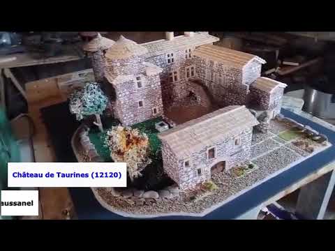 Maquette du château de Taurines réalisée par Sylvie Caussanel (04/08/2026)