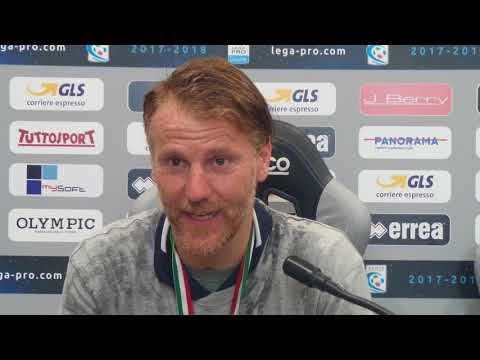 Mister Marcolini dopo la vittoria sulla Viterbese finale di Coppa Italia Serie C