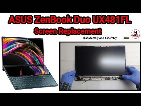 How To Replace LCD ASUS ZenBook Duo UX481FL / Disassembly And Assembly
