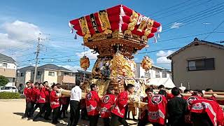 大窪八幡宮　西大窪　布団太鼓