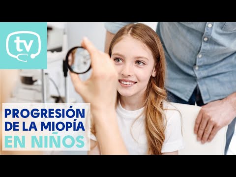 ¿Tendrá mi hijo más miopía con los años?