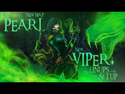 ALL PEARL VIPER LINEUPS , Post plants, Executes, defence setups       ( New Valorant Map ) #valorant