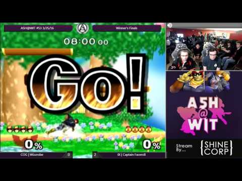 COG | Wizzrobe (Falcon) vs IX | Captain Faceroll (Sheik) - ASH@WIT #53 Melee Winner's Finals