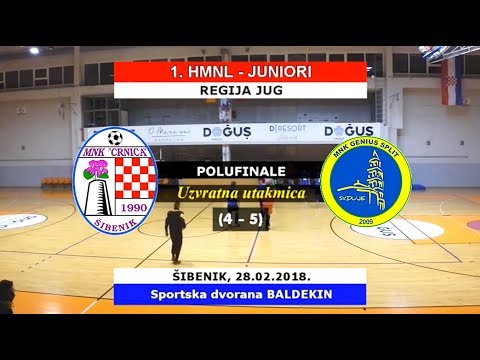 1. HMNL JUNIORI Jug: CRNICA - GENIUS, 28.02.2018.
