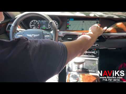 2017 - 2019 Genesis G90 Apple CarPlay + Android Auto (Wired & Wireless) (OEM Touch Screen Control)