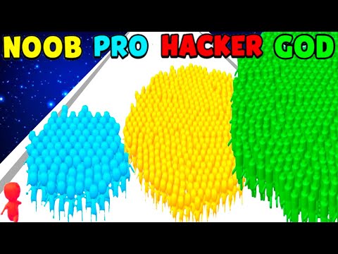 Counting King 3D in NOOB vs PRO vs HACKER vs GOD