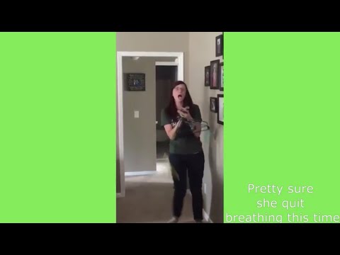 Scare Cam Prank - Pretty sure she quit breathing this time - Try Not To Laugh Impossible