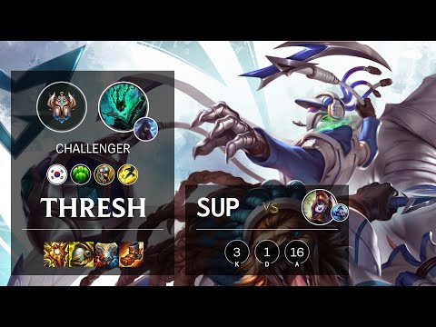 Thresh Support vs Lulu - KR Challenger Patch 11.16