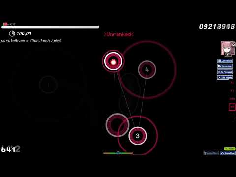 osu! | Rohi - Kakuzetsu≡Thanatos [rc4322 vs. Emilyumu vs. vTiger : Fatal Isolation] | Map Showcase!
