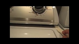 Open Whirlpool Washing Machine Cover - EASY