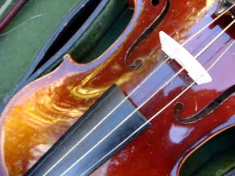 Old Violin Label Antonius Stradivarius Cremonensis With Tatty Case * See Video*