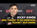 Ricky Simon Was ‘Pissed’ To Be Underdog Against Jack Shore, Wants ‘Bigger Name’ Opponents