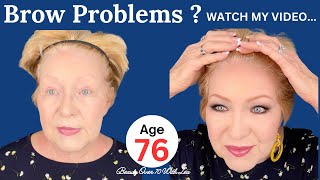I HAVE NO BROWS age 76 #browstencil #browhelp