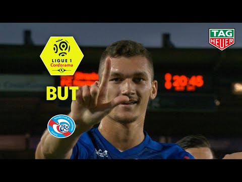 But Ludovic AJORQUE (21') / RC Strasbourg Alsace - FC Nantes (2-3)  (RCSA-FCN)/ 2018-19