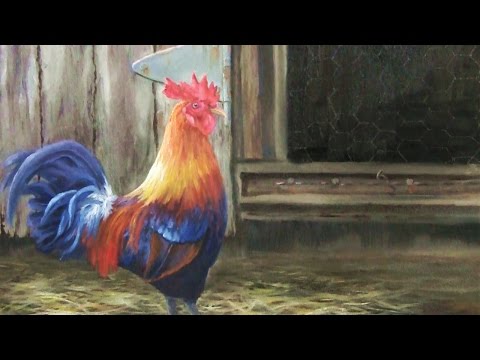 Rooster Painting | Paint with Kevin Hill