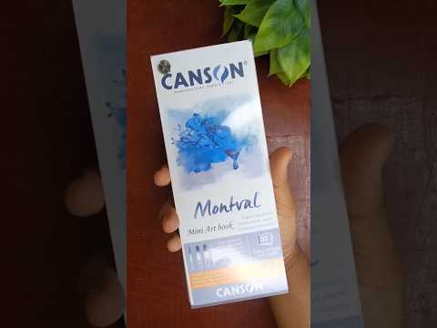 canson watercolor paper unboxing || #shorts #paper #unboxing #youtubeshorts #review #art #foryou