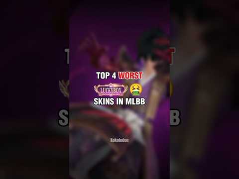 TOP 4 WORST LUCKYBOX SKINS IN MLBB #mlbb #ml #mobilelegends #mobilelegend #mlbbmy #mlbbph