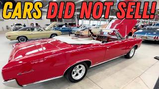 Classic Cars for Sale that DIDN'T SELL at the Mecum Indy May 2026 Auction | Classic Car Prices
