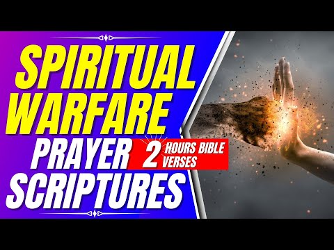 Spiritual warfare prayer scriptures (Encouraging Bible verses for sleep with God's Word)