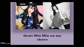 OH MY GIRL (오마이걸) - Bitch I'm Madonna (Cover By: YooA & Hyojung) Color Coded Lyrics