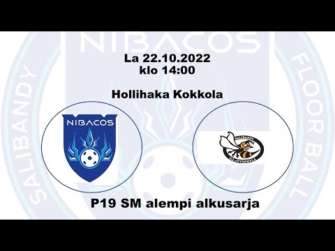 P19 SM: Nibacos - O2-Jyväskylä 22.10.2022 alempi alkusarja klo 14