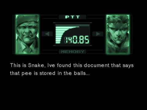 Snake needs answers! MGS Codec Call