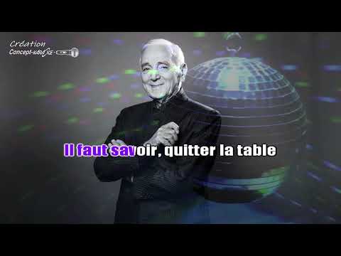 Charles Aznavour - Il faut savoir.#conceptkaraoke