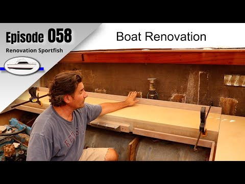 Cockpit Deck Edge Curb Fabrication and Partial Installation - Boat Restoration EP058