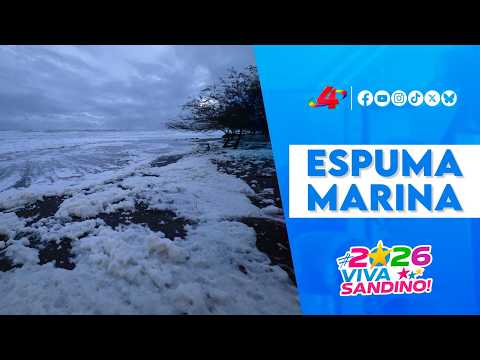 🚨 ¿Es peligroso? INETER aclara el fenómeno de la espuma marina en Rivas