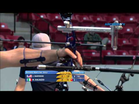 Jake Kaminski v Marco Galiazzo – recurve men’s gold final | Las Vegas 2012 Indoor Worlds